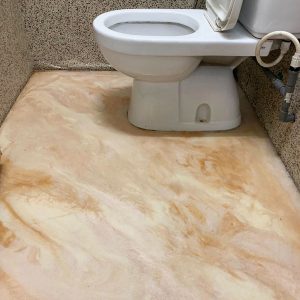 Epoxy Toilet Floor