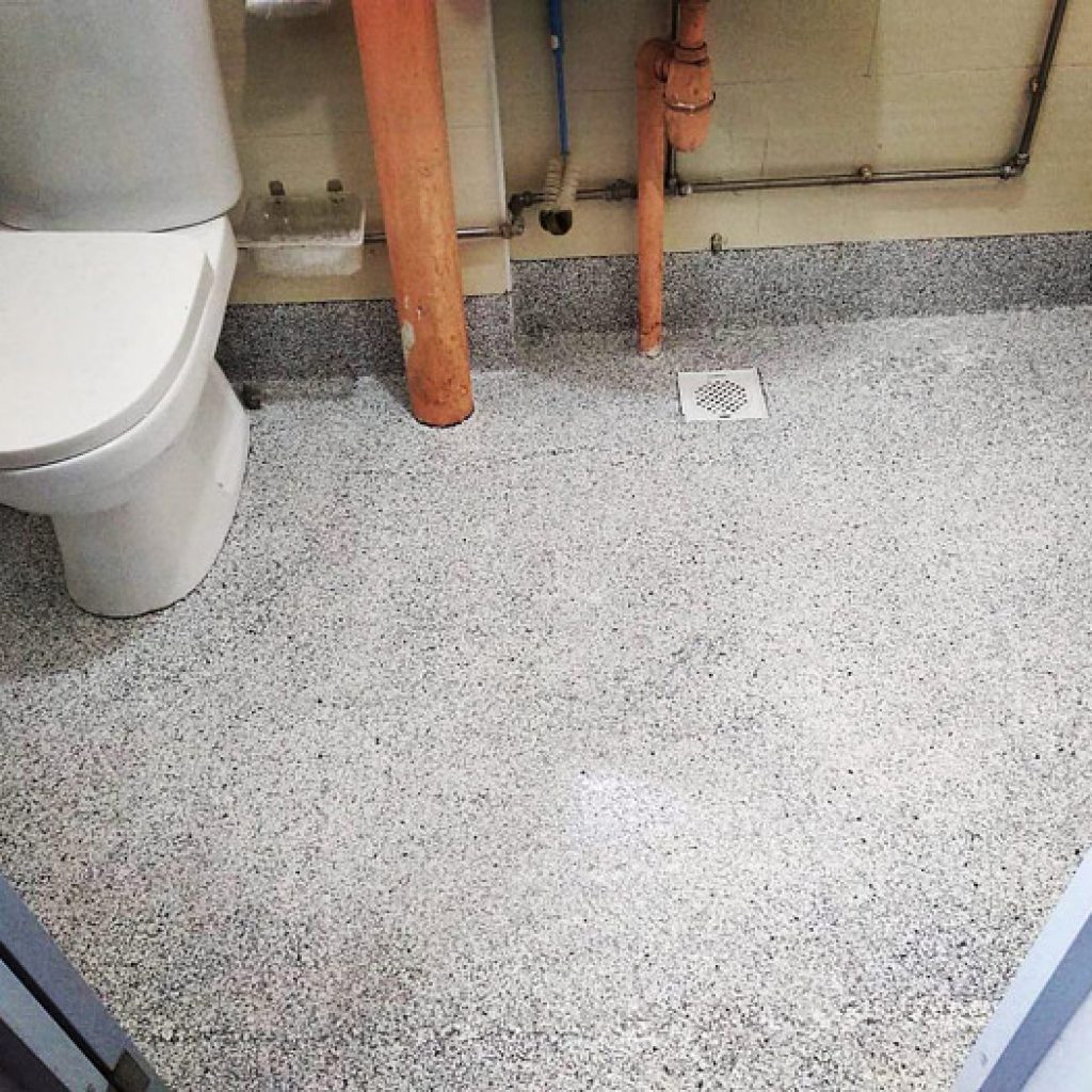 Epoxy Toilet Floor - Waterproofing Contractor Singapore